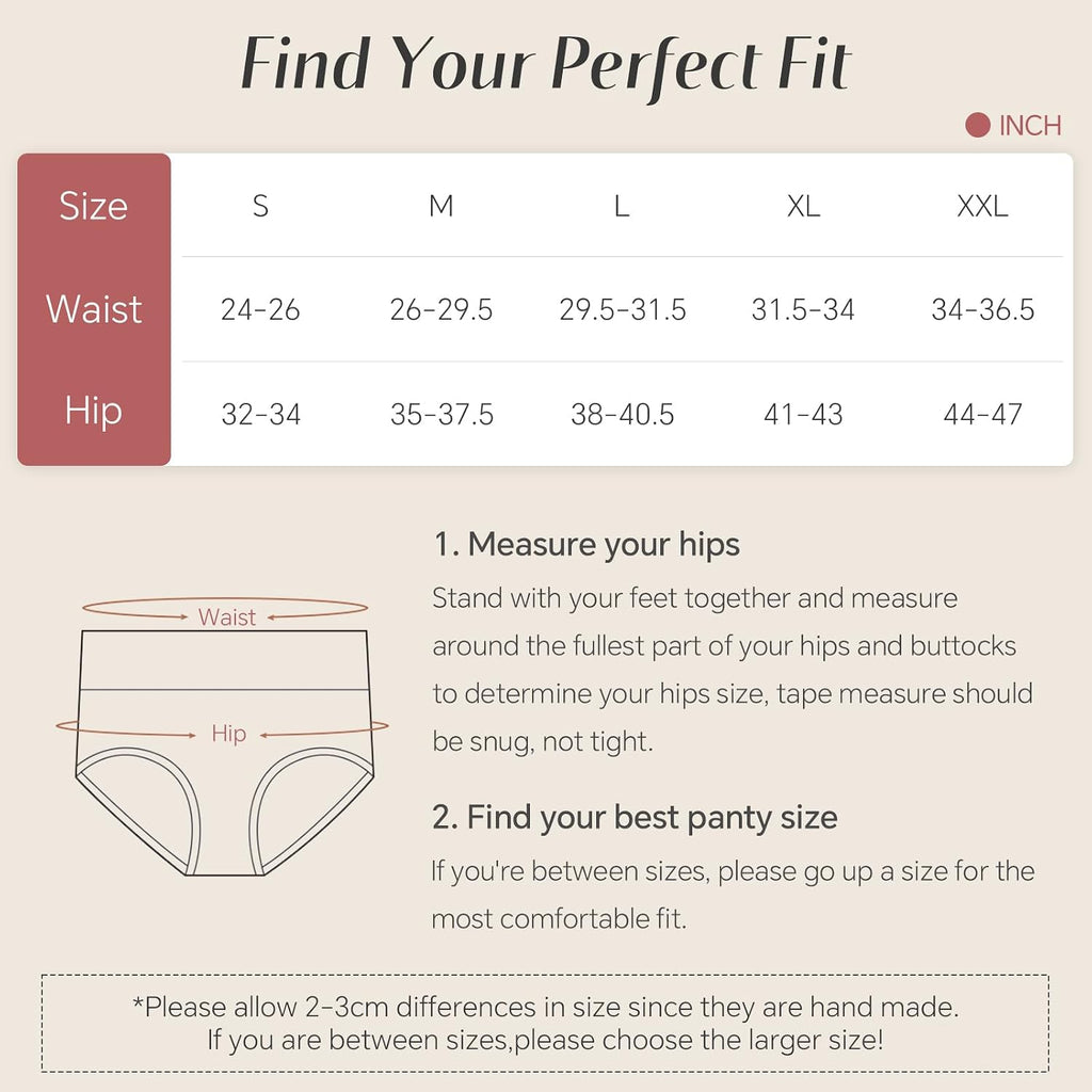 Incontinence Underwear for Women, Cotton Leakproof Period Panties