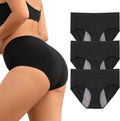 Comfort and Confidence: Loswie Women's Incontinence Underwear - Quick Dry, Leakproof, High-Waisted Cotton Panties for Postpartum Care