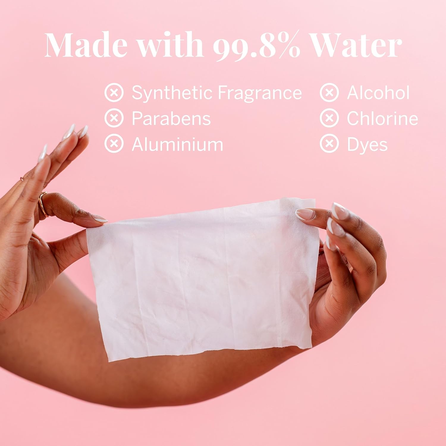 Pixie Feminine Wipes – Naturally Scented Rosewater + White Tea – Flushable, Biodegradable & Ph Balanced – Individually Wrapped Wipes for On-The-Go – Cleaner for Menstrual Cups & Discs (2 Packs of 20)